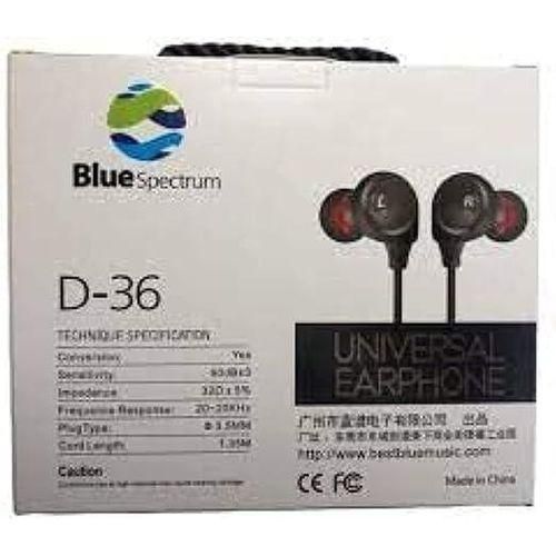 product_image_name-Blue Spectrum-D-36 Wired In-Ear Universal Earphones - Black-3