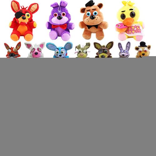 5-10Pcs FNAF Freddy's Plush Toy Stuffed & Plush Animals Bear Rabbit Game  Fnaf Birthday Christmas Toys For Kids