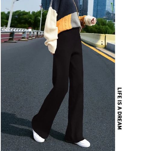 Fashion (black)Autumn Winter Black Pants Women New 2022 Soft