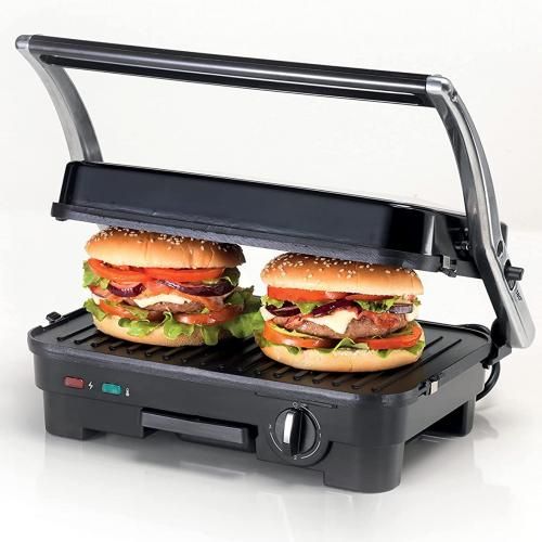 Hamilton Beach 1800-Watt Black Electric Grill in the Electric Grills  department at