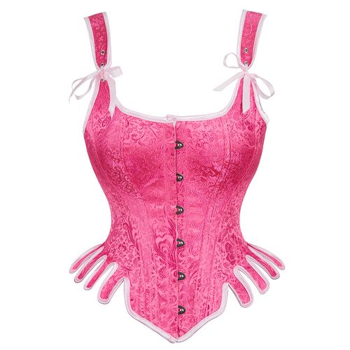 Fashion Corset Barbie Pink Retro U-neck Court Corset Waist @ Best Price  Online