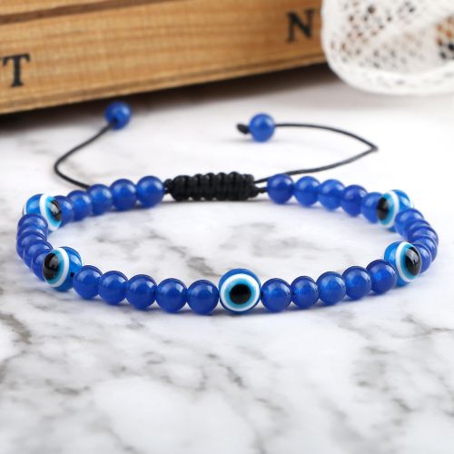 Evil eye on sale braided bracelet