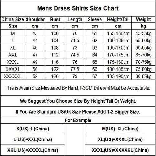 xl mens dress shirt size