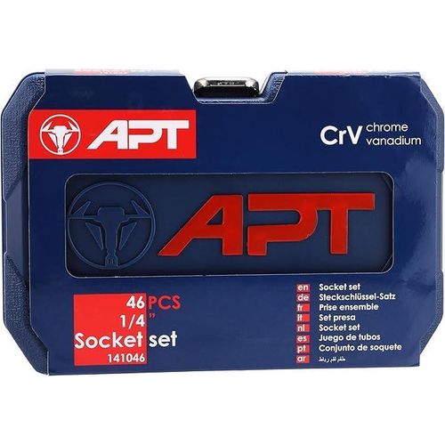 Apt 1/4" Socket & Bit Set – 46 Pieces - image 2