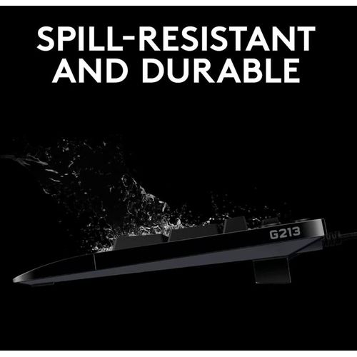 product_image_name-Logitec-لوحة مفاتيح الألعاب G213 Prodigy، مفاتيح مضيئة بتقنية LIGHTSYNC RGB، مقاومة للانسكابات، مفاتيح قابلة للتخصيص، مفاتيح متعددة الوسائط مخصصة - باللون الأسود-5