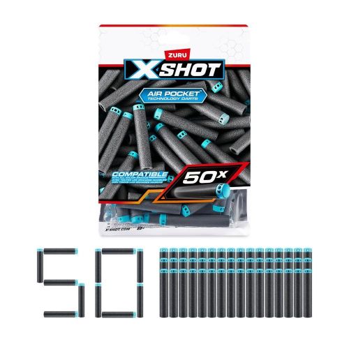 X-Shot Excel Series 1 Refill Darts Foilbag 50 Pieces - 36588