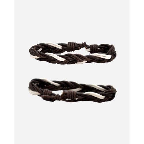 product_image_name-XP Jewelry-طقم من 4 أساور جلدية مختلطة - متعدد الألوان - XP جواهر-2