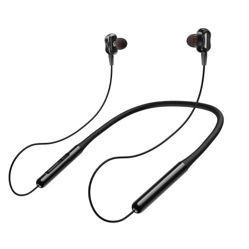 اشتري L'Avvento (HP65B) Neckband Dual Drive Bluetooth Wireless Earphones Waterproof - BlackL'avvento Neckband Dual Drive Bluetooth Wireless Earphones في مصر