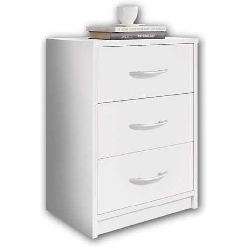 Gad Woods Bedside Table White