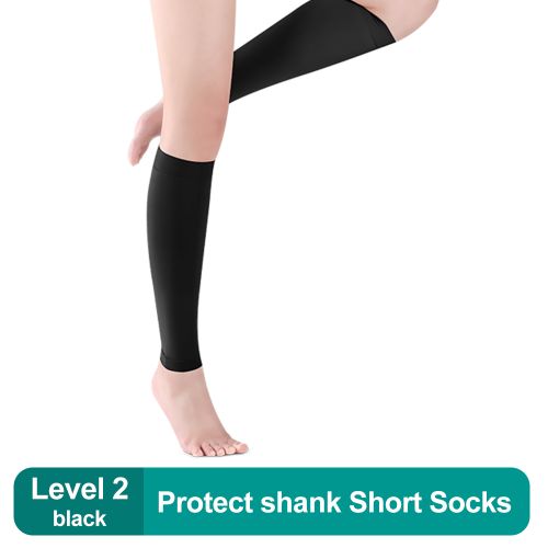 Shop Generic Leg Sleeve Stretchy Knee Support Tights Varicose Veins Knee  Brace Compression L Online