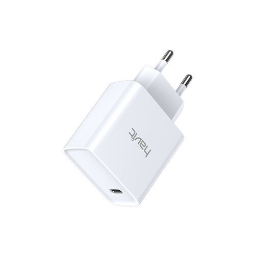 Buy Havit Wall Charger Type-C Charger USB C Charger PD 20W White in Egypt