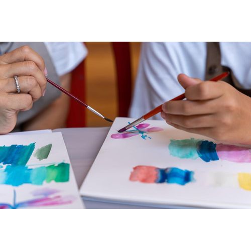 product_image_name-Jovi-أشرطة ألوان مائية 22 ملم من جوفي ، علبة بلاستيك 18 لون متعدد الالوان 12 ملليلتر-6