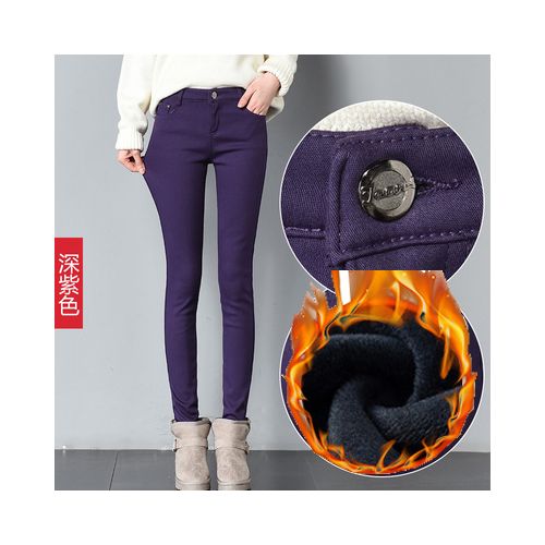 Dark purple skinny jeans shop