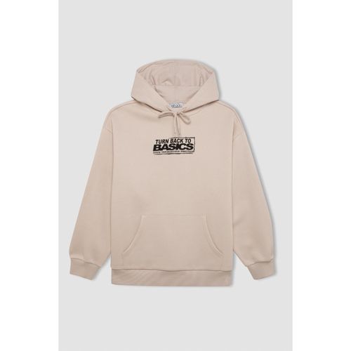 product_image_name-Defacto-Woman Oversize Fit Hooded Printed Thick Fabric Sweatshirt-5