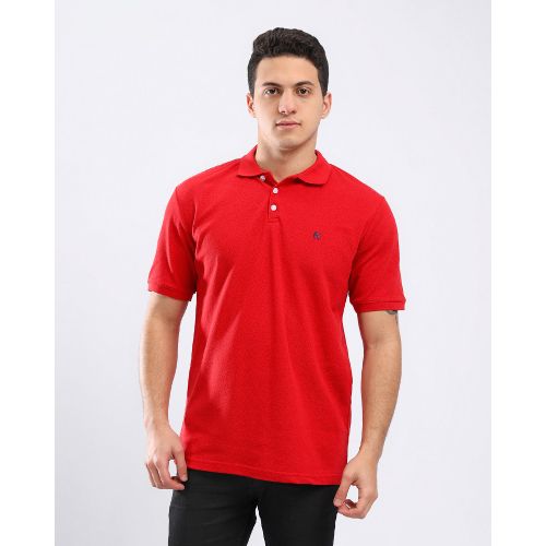 Buy Kubo Short Sleeves Polo Shirt - Red in Egypt