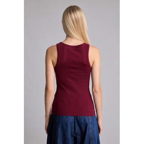 Defacto Slim Fit Basic Round Neck Ribbed Top - image 5