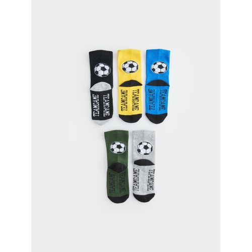 product_image_name-LC Waikiki-Patterned Boy Socket Socks 5-Pack-2