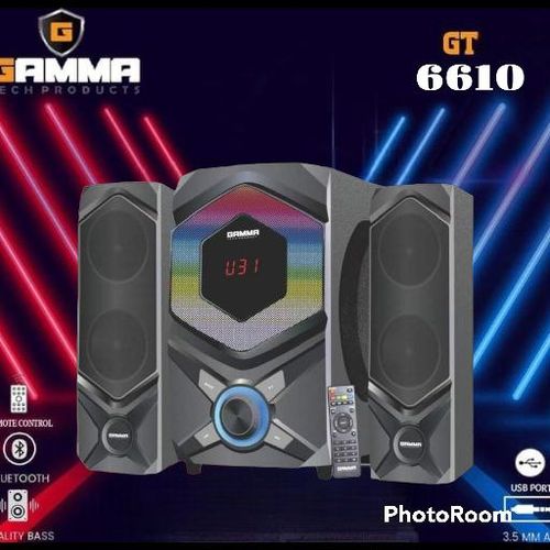 Buy GAMMA Home Theater, 3 Pieces, 5 Inches, 6610, Bluetooth, Radio, Remote, Flash And Card in Egypt