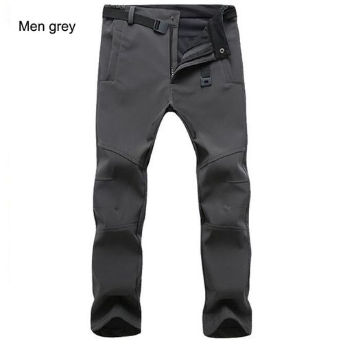 Fashion Winter Pants Men Outwear Soft Shell Fleece Thermal Trors