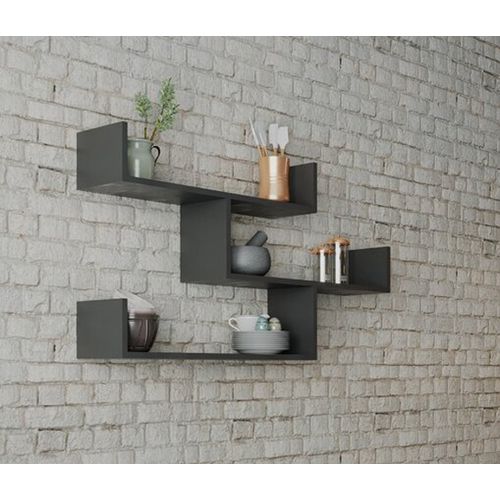 Buy Modern Home R_101 - Modern Decor Shelf - Black in Egypt