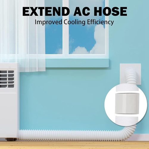 Generic Portable Air Conditioner Exhaust Hose Coupler Window Adapter AC  Unit Tube Connector Parts & Accessories 5.9Inch @ Best Price Online