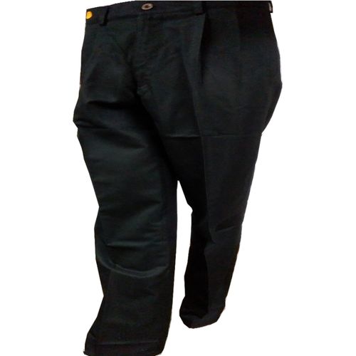 اشتري High Quality Uniform Solid Gabardine Pants - Black في مصر