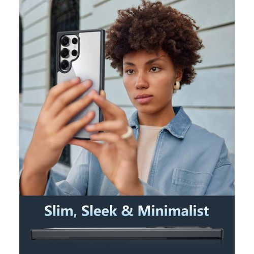 product_image_name-Generic-جراب اف ان تي كيس لموبايل سامسونج جالاكسي S25 - الترا: جراب حماية خلفي يحمي من السقوط من الدرجة العسكرية مضاد للاصفرار، جراب حماية شفاف ومتين ومضاد للصدمات (أسود)-7