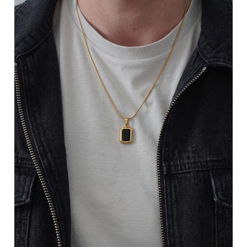 Generic Elite Black & Gold Statement Necklace - image 2