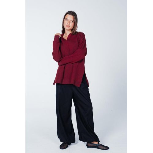 Carina Drop-Shoulder Polo Pullover - image 3