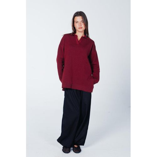 Carina Drop-Shoulder Polo Pullover - image 4