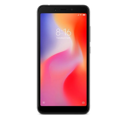 XIAOMI موبايل ريدمى 6A - 5.45 بوصة - 16 جيجا بايت - شبكة 4G - أسود.