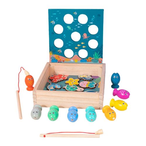 Generic Wooden Fishing Game Toy For Toddlers Learning For Holiday Gifts @  Best Price Online