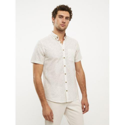 اشتري LC Waikiki Slim Fit Short Sleeve Oxford Men Shirt في مصر