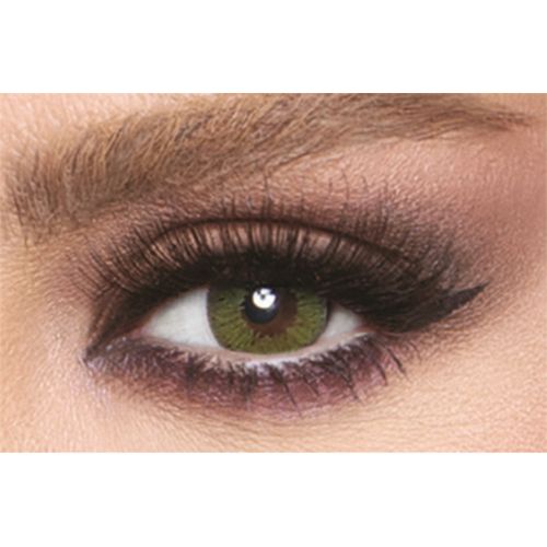 اشتري Bella Glow Colored Contact Lenses -  Lime Green في مصر