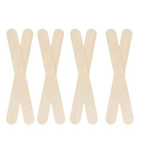 Generic 100Pcs Wooden Craft Popsicle Craft Sticks Stick 6 @ Best Price  Online