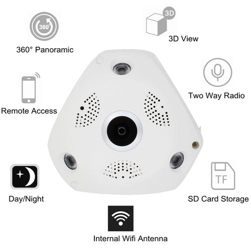 Generic Wireless Vr Cam 3D Panoramic 360 IP Camera With Voice @ Best Price Online | Jumia Egypt