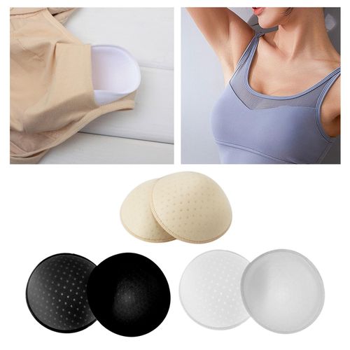 Generic Bra Pads Inserts Soft Breathable Removable Comfy Sport Bra