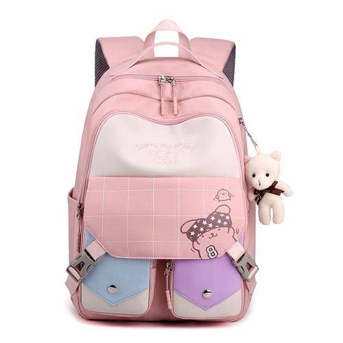 Wego School Shoulder Bag, School Bag, School Bag, School Bag, Student Bag,  Bag, Bag, Bag, High School Students, Girls, School Uniform, Women's F, nvy,  F