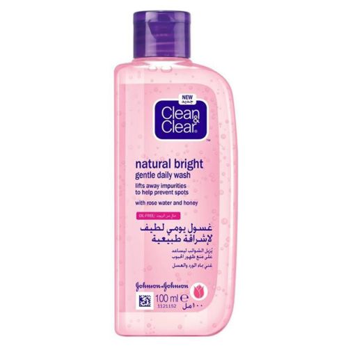 Buy Clean & Clear Natural Bright Gentle Daily Wash - 100ml in Egypt