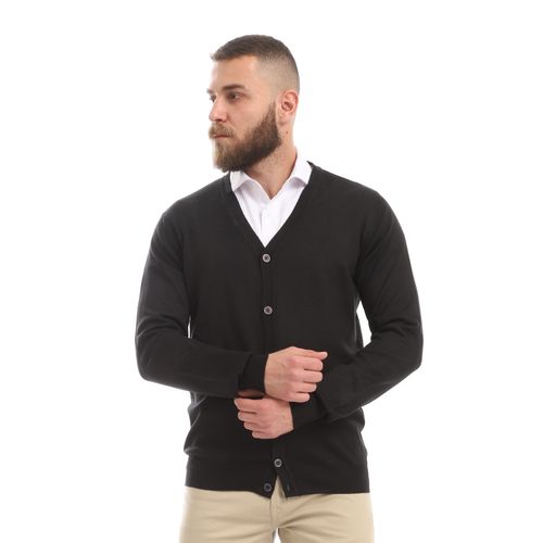 Black shop winter cardigan