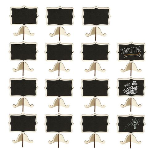 1- Chalkboards Various Sized Small Sign Table Numbers Small Chalk Board  Decor