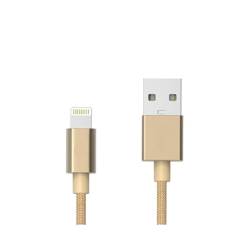 product_image_name-Generic-كابل USB سريع DH18، شحن آمن 5 أمبير، بطول 1 متر، متوافق مع أجهزة iOS - ذهبي-2