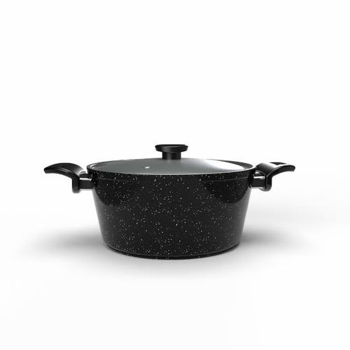 product_image_name-TOPCHEF-حلة جرانيت غير لاصقة مقاس 18سم لون اسود بقوة و متانة الجرانيت الكوري -1