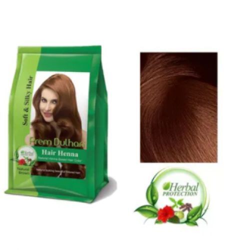 اشتري Prem Dulhan Hair Color Hair Henna Natural Brown 125G في مصر