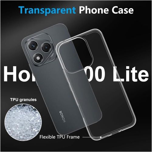 product_image_name-Generic- جراب حماية شفاف من السيليكون رفيع وناعم وممتص للصدمات من البولي يوريثين المقاوم للحرارة لموبايل هونر 400 لايت -3