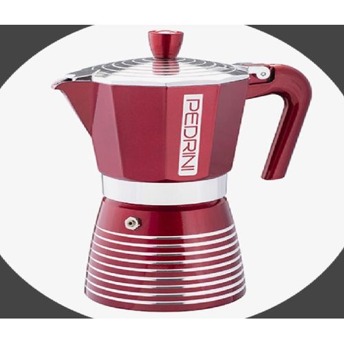  ماكينة تحضير القهوة Pedrini براد قهوة اسبريسو احمر 2 كوب من جوميا مصر
