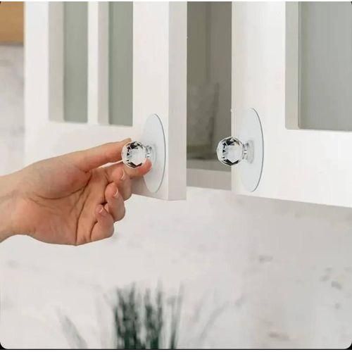 product_image_name-Generic-عدد2 مقبض بديل ليد دواليب وأدراج المطابخ وغرف النوم شفاف بلزق دبل فيس قوي-3