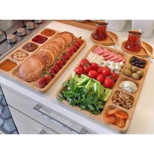 Buy Wooden Snack Plate in Egypt