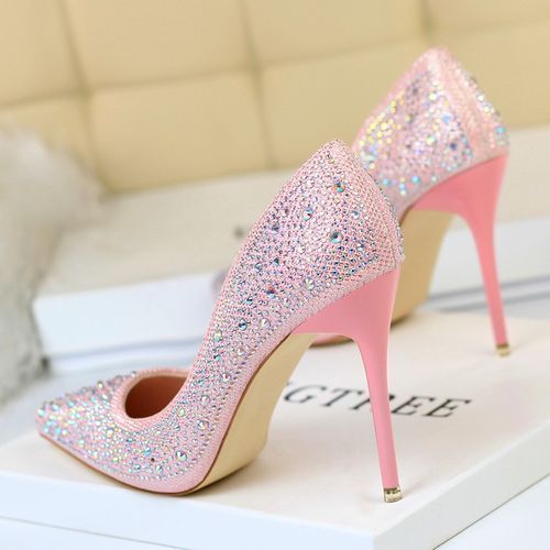 Pleaser Pink Label Teeze/06gw Women Wide Hidden Platform Glitter Stilettos  Club Pumps High Heels Shoes – Fenvy