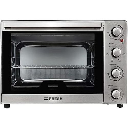 product_image_name-Fresh-فرن 65 لتر فضي مع شواية ومروحة-1